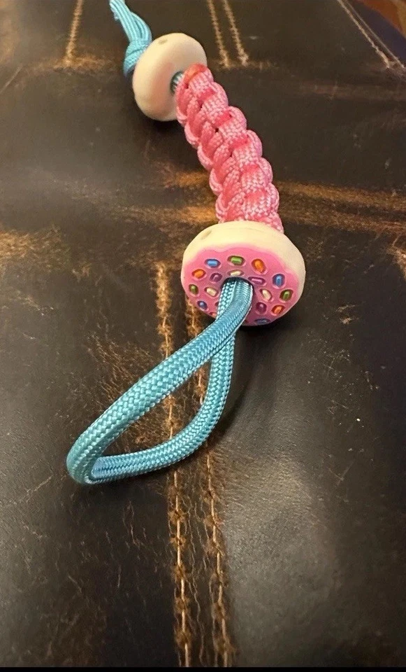 Cordón para cuchillo Donut con 2 cuentas de goma Donutrubber Donut  Foto 4 de 4