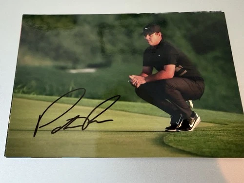 PATRICK REED Signed 4x6 Photo PGA GOLF MASTERS WINNER AUTOGRAPH