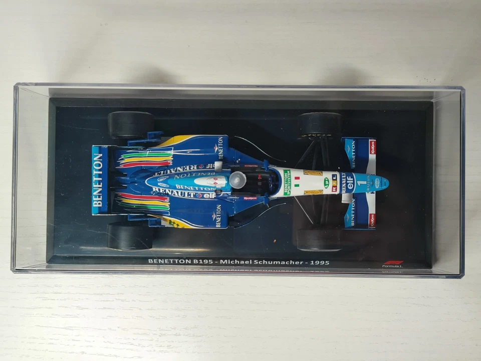 1:24 Benetton B195 - Michael Schumacher 1995 + Magazine - Immagine 4 di 4