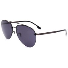 Hugo Boss Men's 62 mm Dark Ruthenium Black Sunglasses BOSS1537-F-SK-V81-62