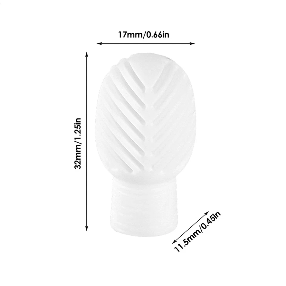 4 Stücke Drum Stummschärfe Silikon Drumstick Stille Praxis Tipps Percuss - Bild 4 von 4