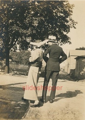 1914 Photo LOT Girls Young Women Having Fun Happy Couple Rear End View