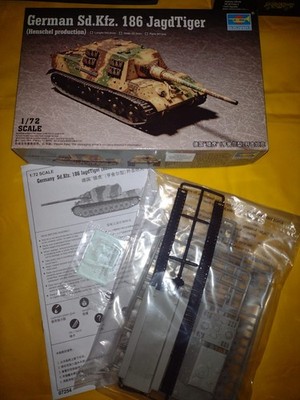 Trumpeter 07254 Sd.Kfz. 186 German Jagdtiger (Henschel production)  1:72 mit OVP