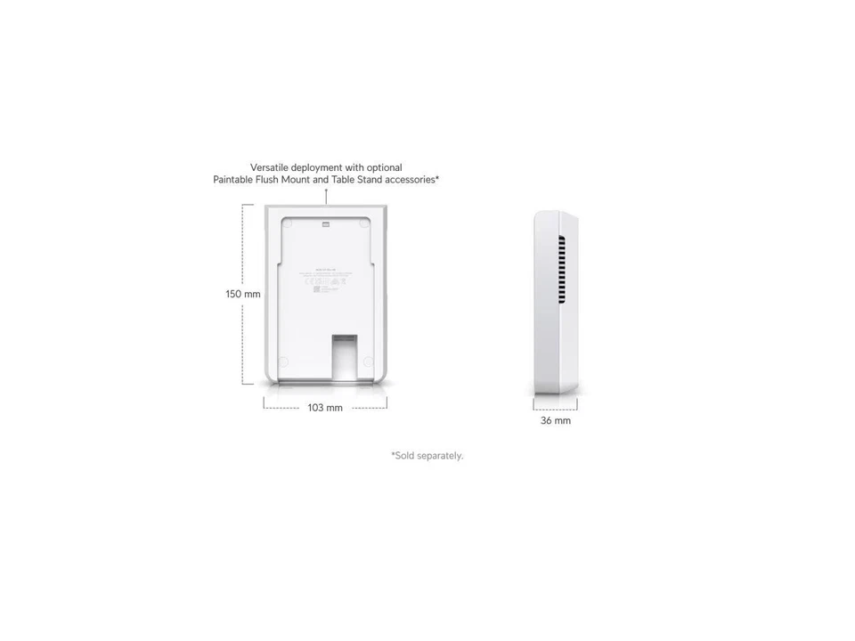 Ubiquiti Networks U7 Pro Wall, Wall-mounted WiFi 7 Access Point (U7-Pro-Wall) - Image 3 of 4