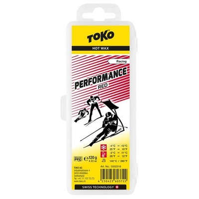 Toko Performance red 120g Wax Wachs Heisswachs Bügelwachs