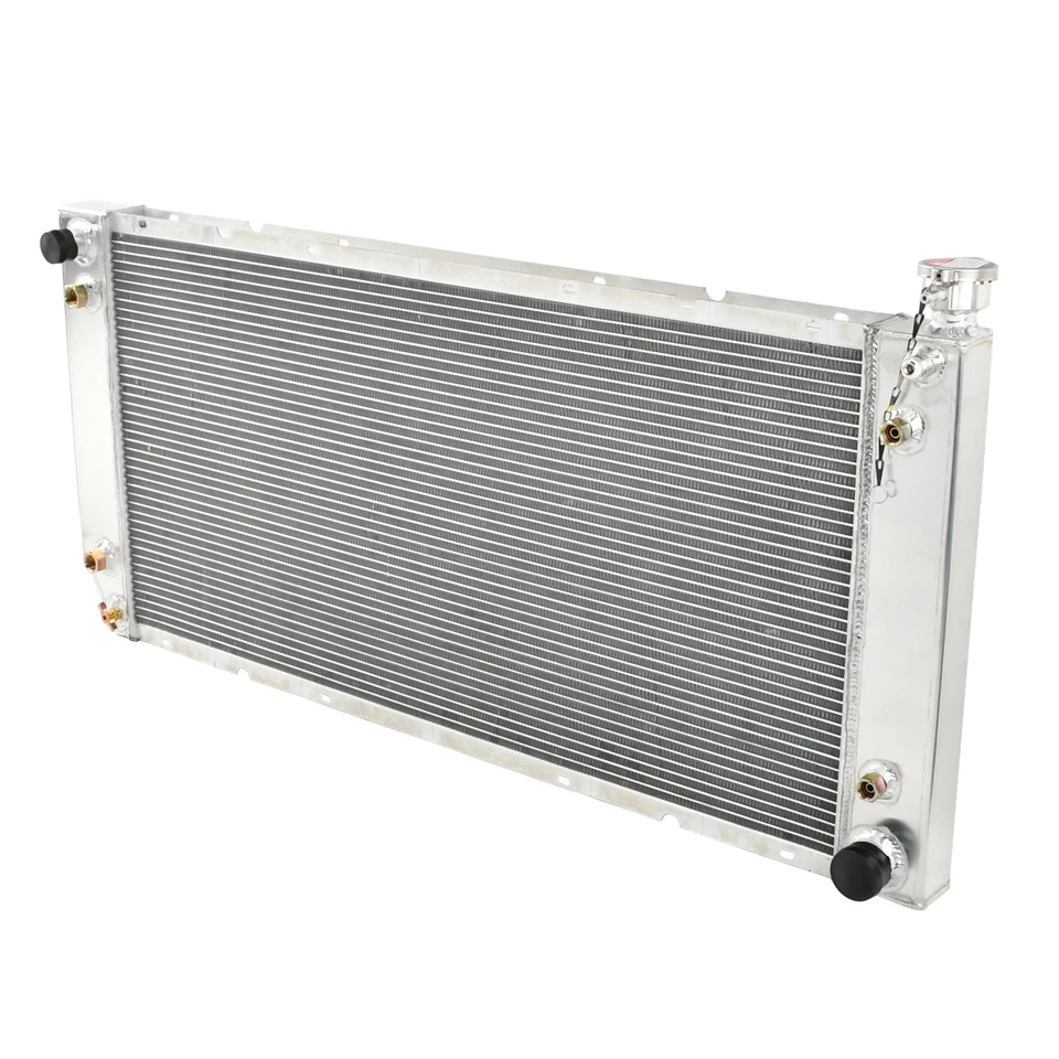 For 1988-2000 Chevy/GMC C/K 1500 2500 3500 Tahoe Yukon 3 Row Aluminum Radiator - Image 3 of 4