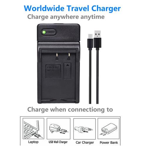 NP-95 Battery Or Charger for Fuji Finepix X100 F30 Zoom Real 3D Ditigal Camera - Picture 8 of 42