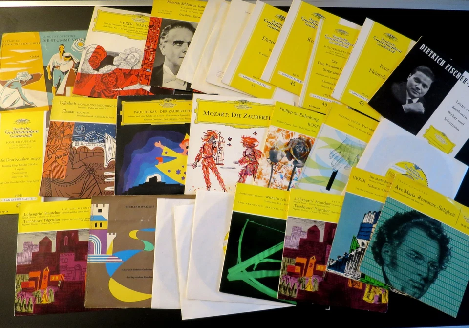 91 Singles "Deutsche Grammophon" Klassik 7" Vinyl 45 Schallplatten Sammlung lot - Bild 3 von 4