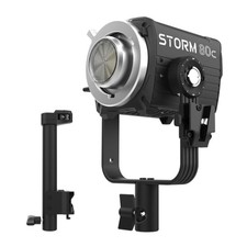 Aputure STORM 80c 80W Full Color Black Fixture STORM 80c Bracket Bundle