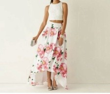 Beautiful My Michelle two piece floral and lace Prom dress NWT Junior  Size Xs 