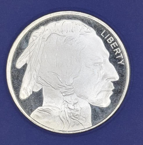 1 oz Silver  Buffalo Round 999 1 Troy Ounce Fine Silver