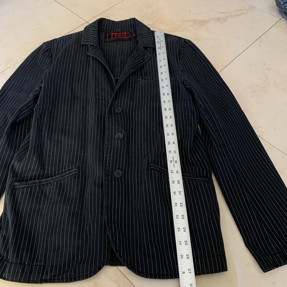 Vintage Tripp NYC Mens Pin Striped Coat Blazer Size Small - Image 3 of 4