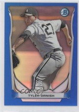 2014 Bowman Prospects Chrome Blue Refractor 133/250 Tyler Danish #BCP54 4n0
