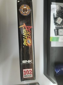 [CIB] SNK Art of Fighting 1, Dog Tag Complete With Manual NEO GEO Free Shipping!