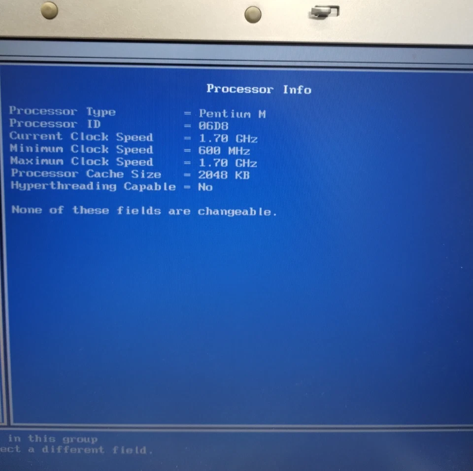 Dell Inspiron 6000 15.4" Laptop Pentium M 1.70 1GB RAM No HDD Boots/Bios No OS - Image 2 of 4