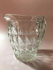 Beautiful Water Beverage Pitcher -Jeannette Glass - WINDSOR Pattern- Clear Glass
