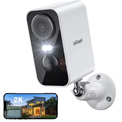 ieGeek Outdoor Wireless 2K Battery-powered WiFi Security Camera Night Vision