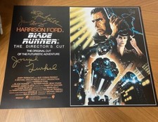 * BLADE RUNNER * signed 16x20 photo * HONG, WALSH, TURKEL * COA 2