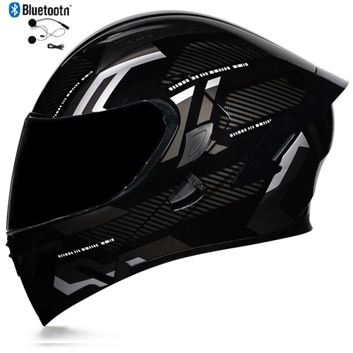 DOT Bluetooth Flip Up Motorcycle Helmet Full Face Dual lens Bike Modular Helmet - Picture 7 of 69