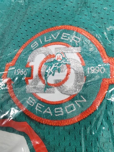 Dan Marino Miami Dolphins 1990 Aqua Authentic NFL Mitchell & Ness Jersey 52 2XL - Picture 8 of 24