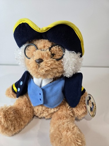 Ben Franklin Bear Plush Colonial American Founding Father Historical Aurora - Picture 6 of 7