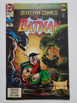 Detective Comics #660 1st Print Batman Robin Killer Croc Knightfall 4 Bane DC