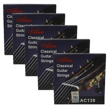 5set Alice H Tension Titanium Nylon Silver Plated Classical Guitar Strings AC139