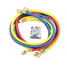 Refrigerant Charge Manifold Hose Set 60 in 1/4 SAE for R22/R134 600-3000Psi Apmg