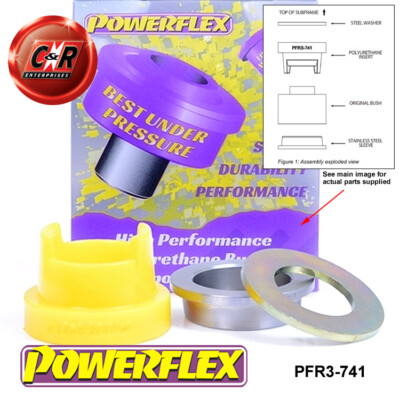 Powerflex Rear Diff Front Bush Insert Für Audi Q5 Quattro 2008-2017 PFR3-741