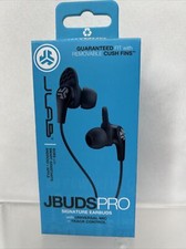 JLab Black JBuds Pro Signature Earbuds W Universal Mic  Track Control   031021