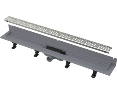 form&style Duschrinne REDONDA 750 x 62 mm Wandeinbau Abflussleistung 28 l/min Ro