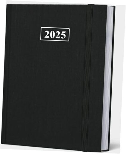 Planner 2025-8.5'' × 11'' Weekly & Monthly Planner 2025 from 8.5''x11'' Black-image
