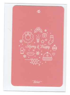 Twice Tzuyu Photocard | Merry & Happy | eBay