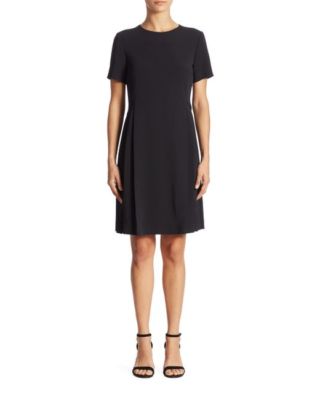 NEW Adam Lippes Pleated Shift Dress in Black - Size 6 $1,090 #DD48 | eBay