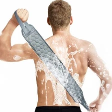 Super Long Inmorvan Bath Body Brush Long Loofah Exfoliating Back Washer w/Handle