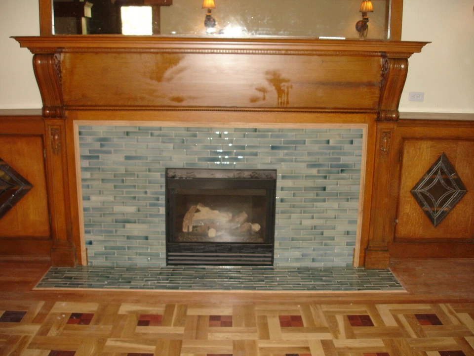 Azulejo de chimenea victoriano azulejo de chimenea antiguo azulejo de colección Foto 2 de 4