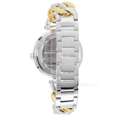 Michael Kors Two-Tone Gold and Silver Crystal Bezel Women\'s Watch Michael Kors Women main image 3