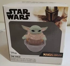 Salt & Pepper Shakers Star Wars Mandalorian Ceramic Salt & Pepper Shakers