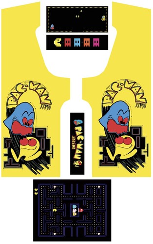 Stickers Pac Man pour borne d'arcade | JDF Arcade