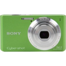 Sony Cyber Shot DSC-W610 14.1MP 4.0x Optical Zoom Digital Camera Green 85 New
