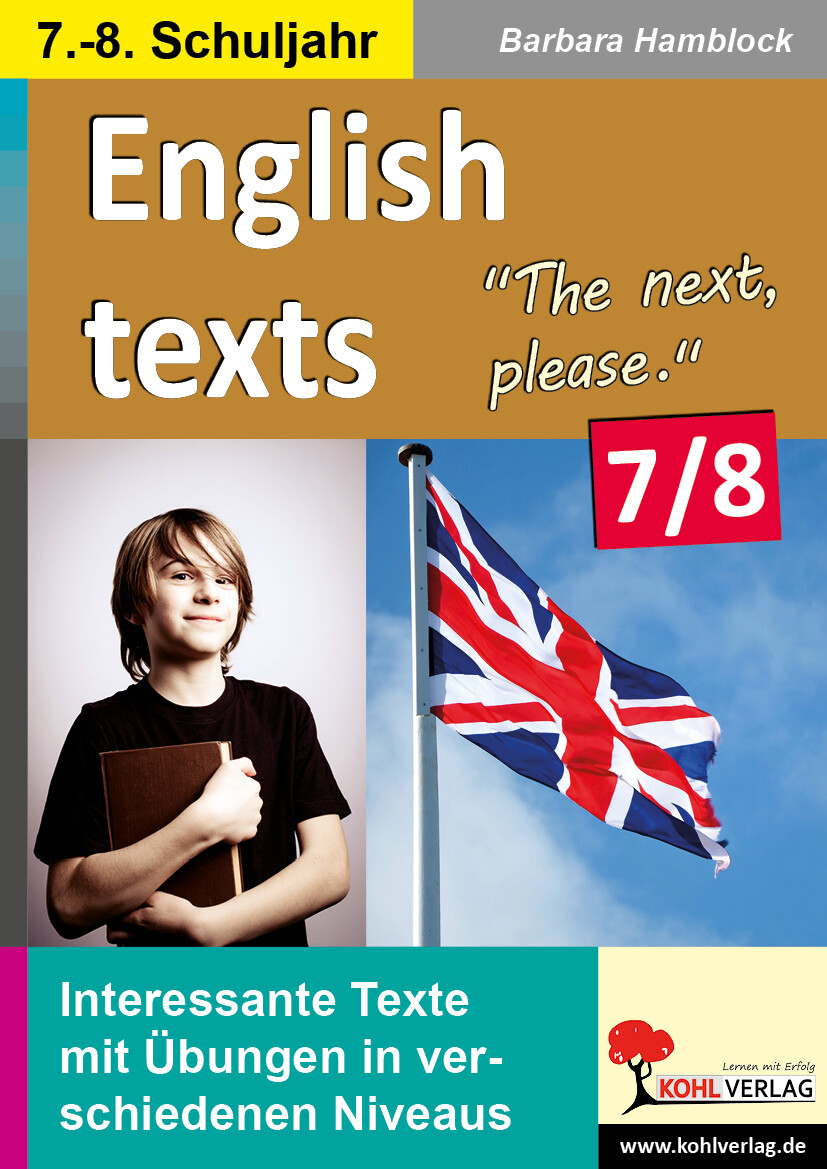 Thumbnail - Barbara Hamblock / English Texts - The Next, Please. / Klasse 7-8
