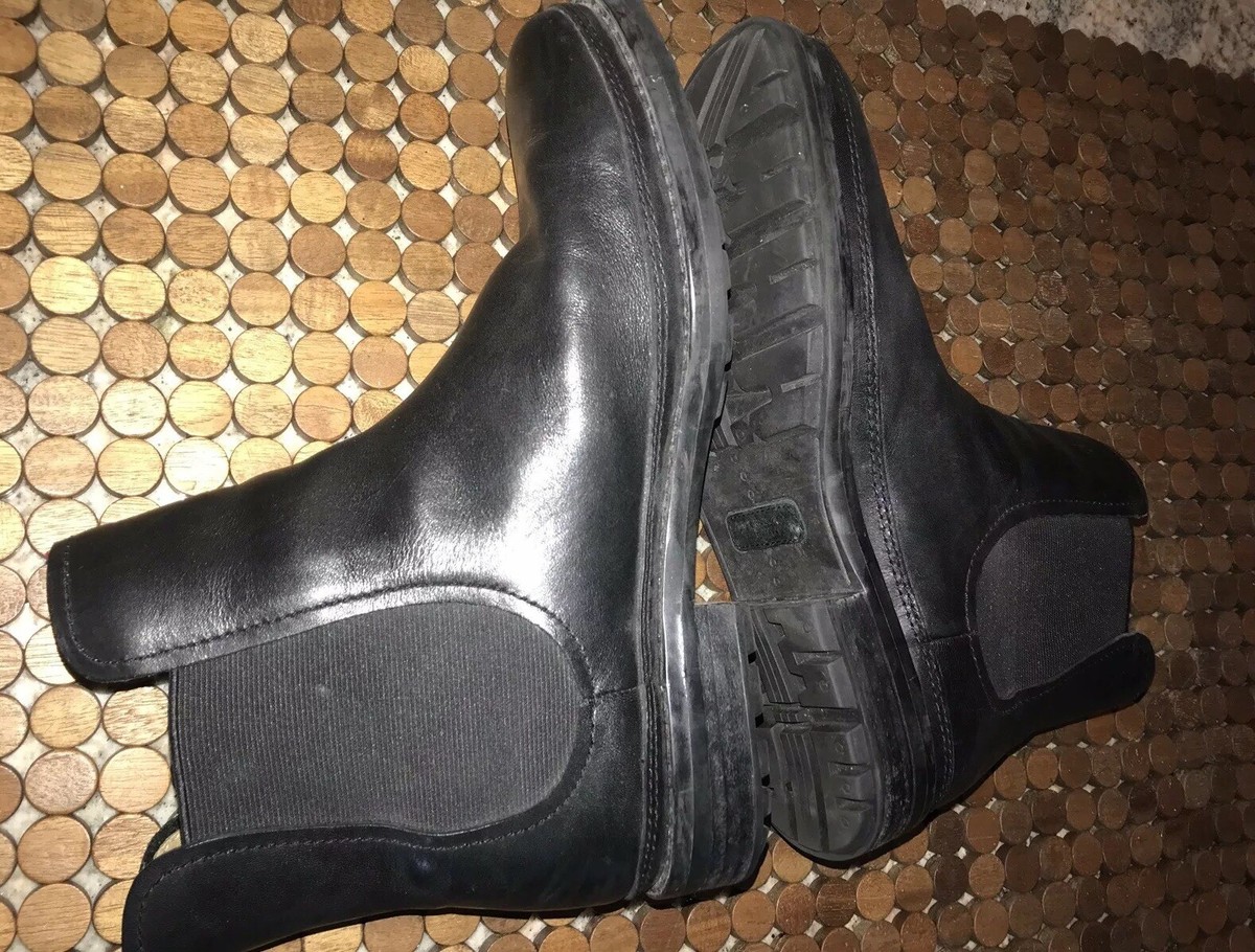 I TRAVEL Mens Waterproof Leather Moto Slip On Boot Shoes. US  display picture 3