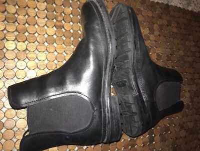 Mens I Travel Waterproof Boots in Black Leather. APM25361 165063-019-01.jpg?crop=center&  main image 3