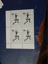 rwanda block 4 stamps MNH