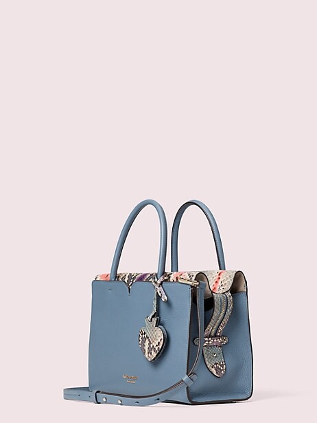 Kate Spade New York 249641 Womens Snake-Embossed Medium Satchel