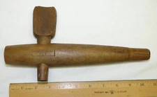 Palmer's # 10 Wood Barrel Bung Vtg Wine Cask Beer Keg Spigot Spout Tap Faucet F