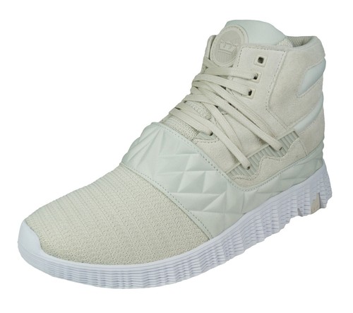 Supra Jagati Mens Casual Trainers / Hi Tops - Off White UK5