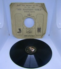 Old vintage 78 rpm record - HMV - Johann Strauss - Roses of the south - Chicago