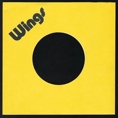 Wing Record Label WINGS RECORDS - REPRODUCTION RECORD COMPANY SLEEVES - (pack of 10) | eBay