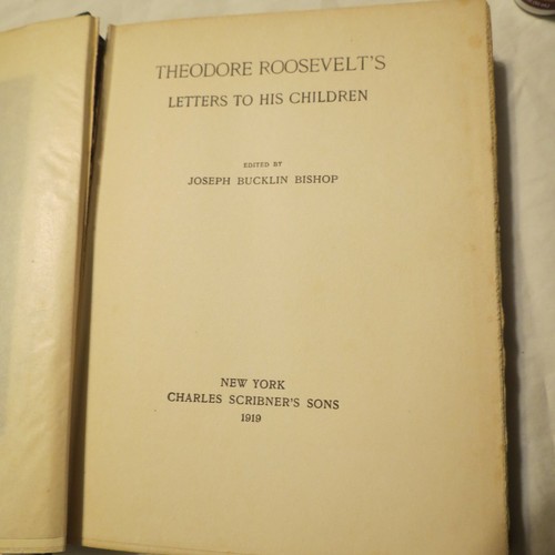 THEODORE ROOSEVELT'S LETTERS TO HIS CHILDREN HB 1919 1ST ED 6th PRINTING - Picture 3 of 4